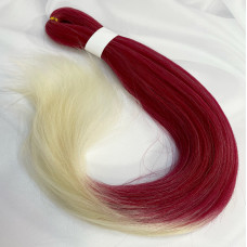 КнасноБордо/Блонд 65 см 90 грами