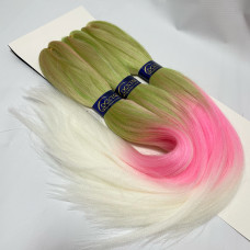 Green/Pink/White 300 грами 72 см